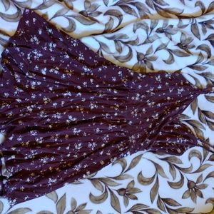 Garage burgundy floral romper